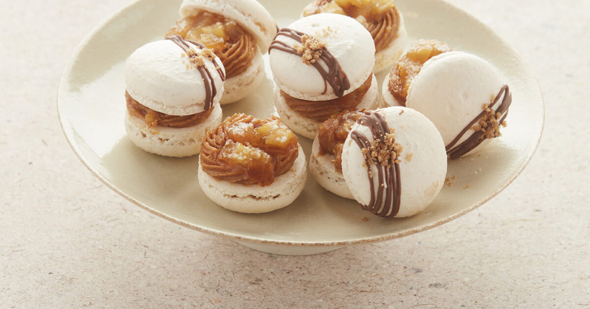 Apple & Caramel Macarons | Crop's