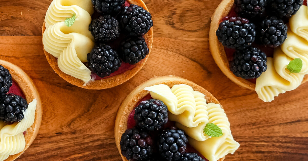 Blackberry-Lemon Tartelettes | Crop's