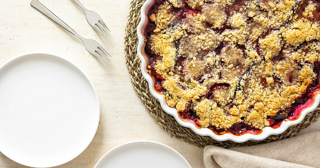 Plum Crumble | Crop's