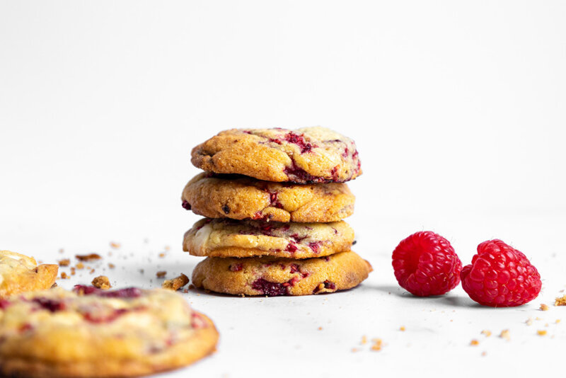 Raspberry Chocolate Chip Cookies