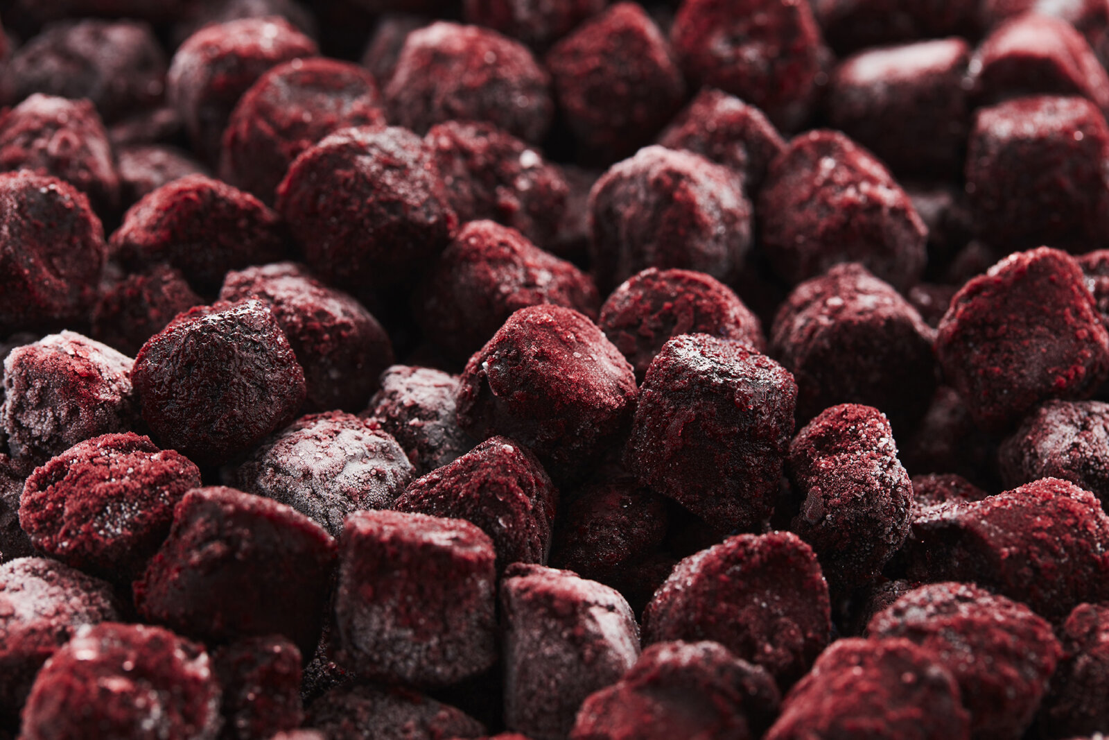 Blueberry puree portions