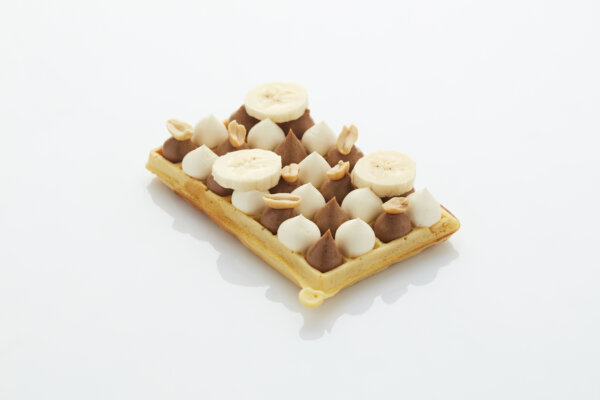 PB & Banana Loaded Waffle