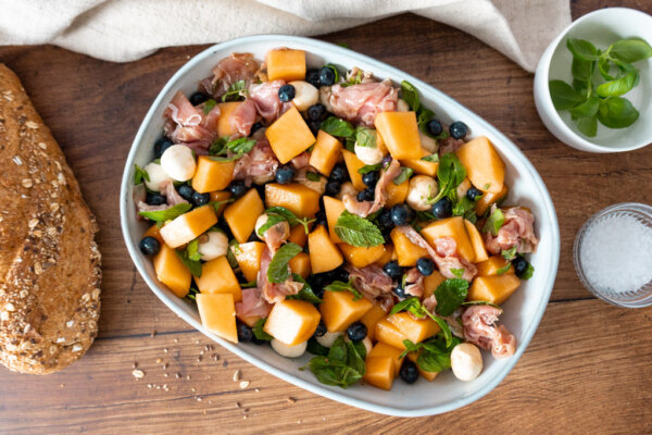 Melon Blueberry Salad