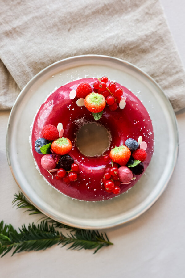 Red Berry Mousse Cake