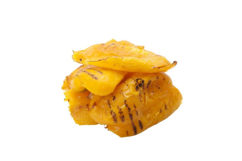 Grilled yellow pepper