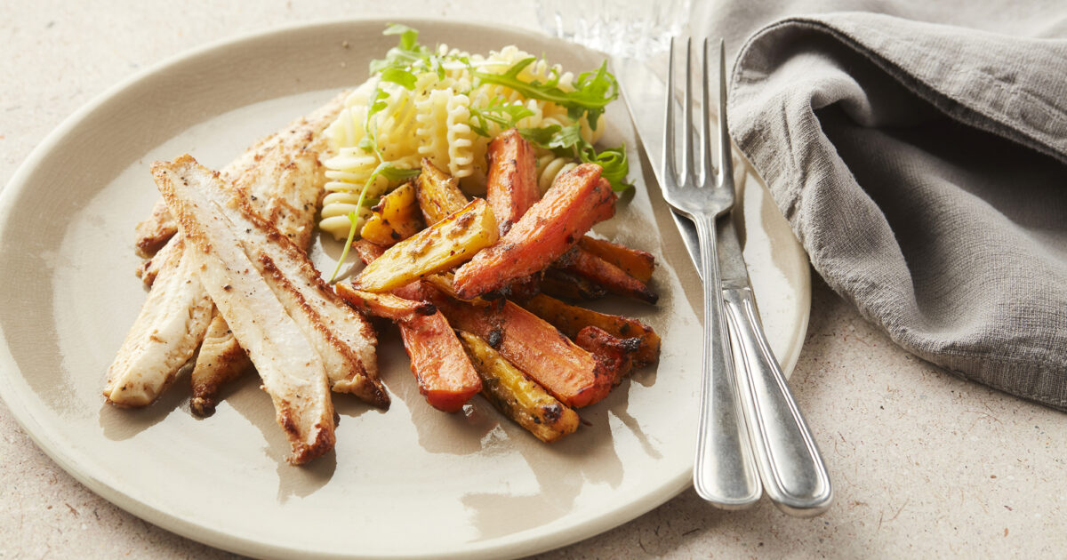 Parmesan coated carrots | Crop's