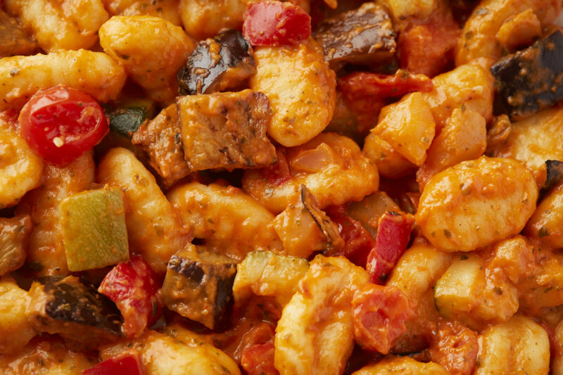 Grilled veg & gnocchi