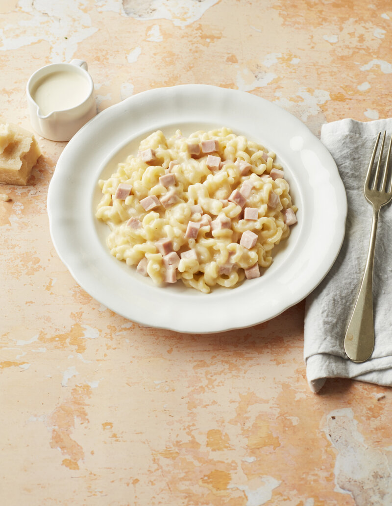 Coquillettes jambon